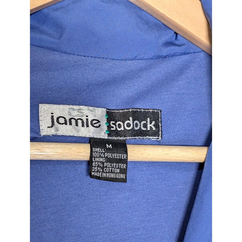 Vintage Jamie Sadock Blue Utility Windbreaker Jacket M 90s Y2K Streetwear - Picture 4 of 10